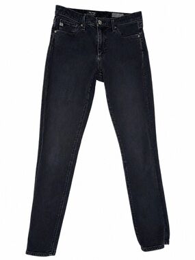 AG Adriano Goldschmied The Prima Cigarette Leg Jeans Women’s 26R Black Mid Rise